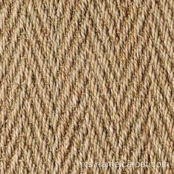 Serat laut semulajadi rumput laut rumput tenunan karpet